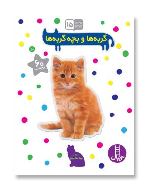 گربه‌ها و بچه گربه‌ها (بچسبان و بیاموز)